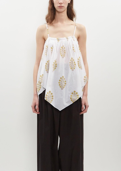 Etretat Blockprint Handkerchief Camisole