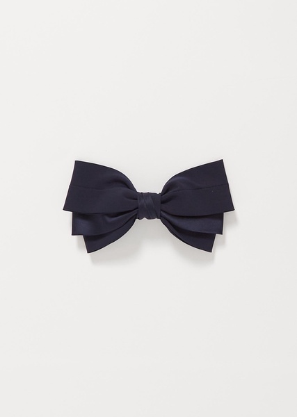 Classic Silk Bow — Navy