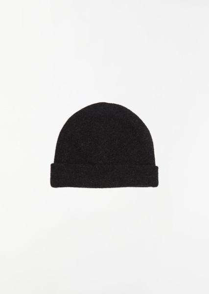 Soft Beanie — Black Melange