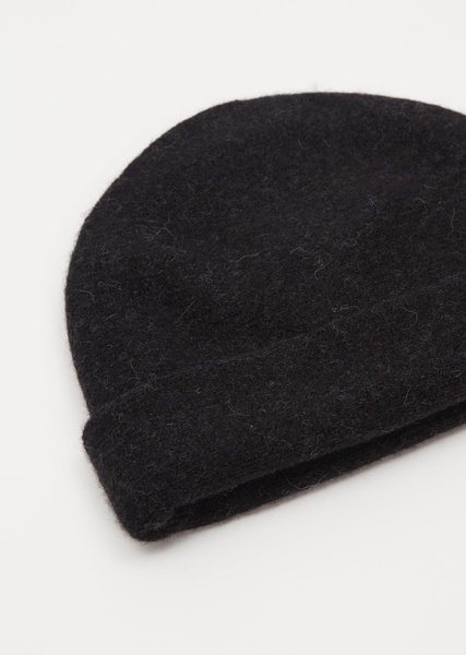 Soft Beanie — Black Melange