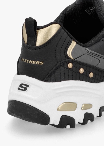 Women’s D’Lites Night Black & Gold Trainers