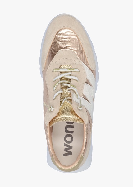 Woret Platino Suede Logo Trainers