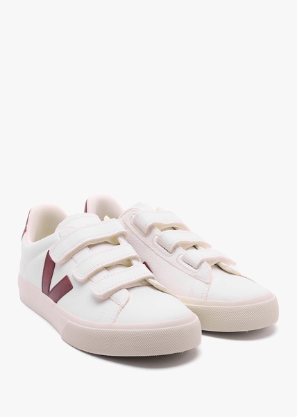 Recife Logo Chromefree Leather Extra White Marsala Trainers