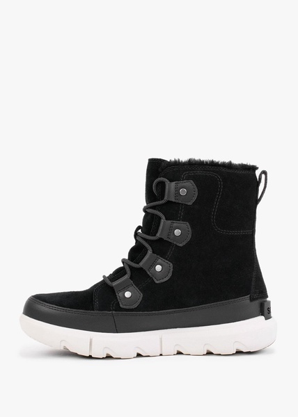 Explorer II Joan Black Fawn Suede Ankle Boots