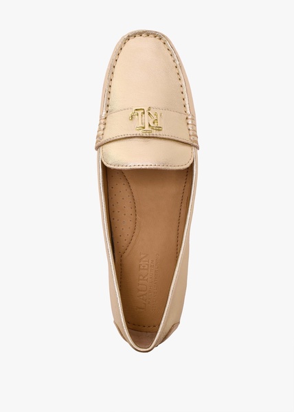 Barnsbury Gold Leather Loafers