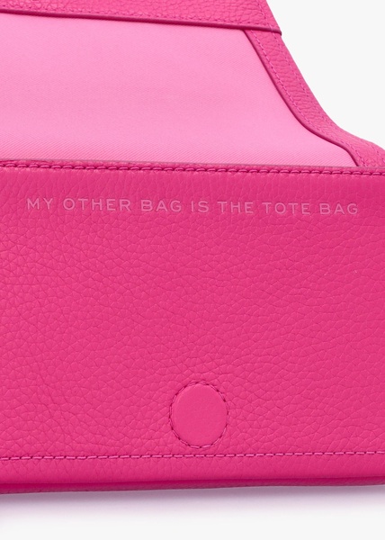 The Leather Mini Hot Pink Cross-Body Bag