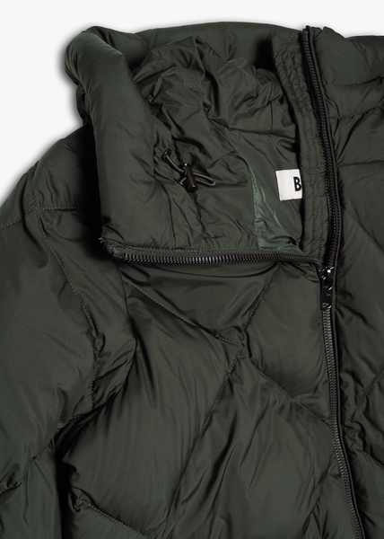 Luke Dark Bottle Diamond Quilt Puffa Coat