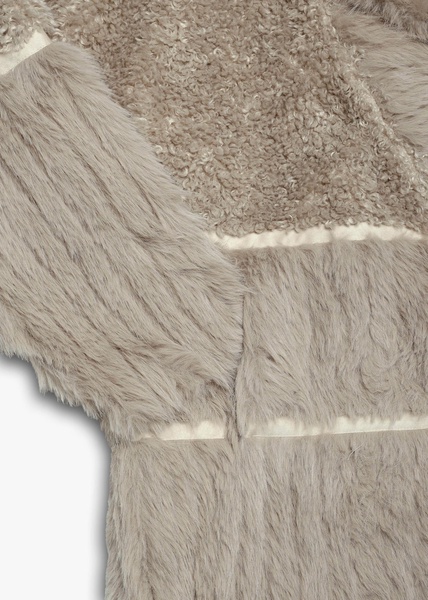 Kaia Kit Recycled Faux Fur Oversized Coat