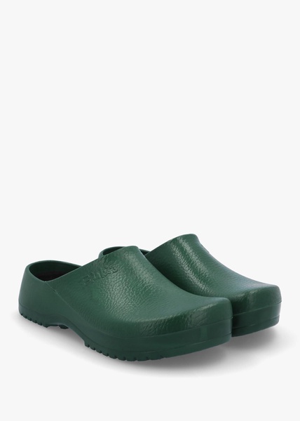 Men’s Super-Birki Polyurethane Green Clogs