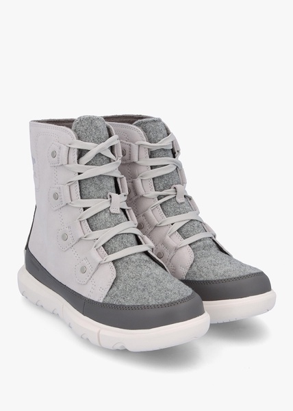 Explorer Next Joan Moonstone Sea Salt Suede Ankle Boots