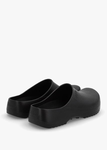 Men’s Super-Birki Polyurethane Black Clogs