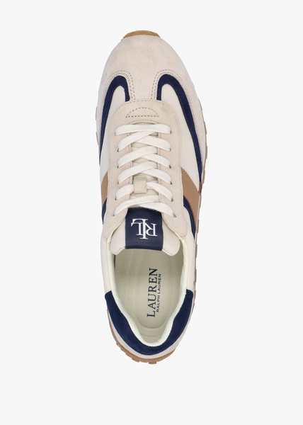 Dani White Sand Navy Multi Suede Trainers