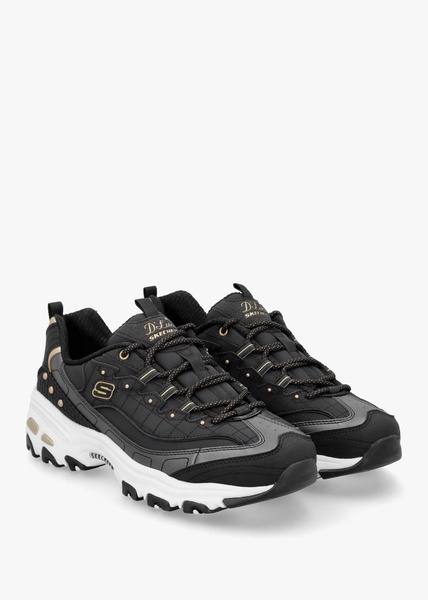 Women’s D’Lites Night Black & Gold Trainers