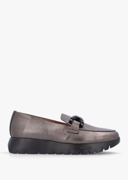 Rose Pewter Metallic Loafers