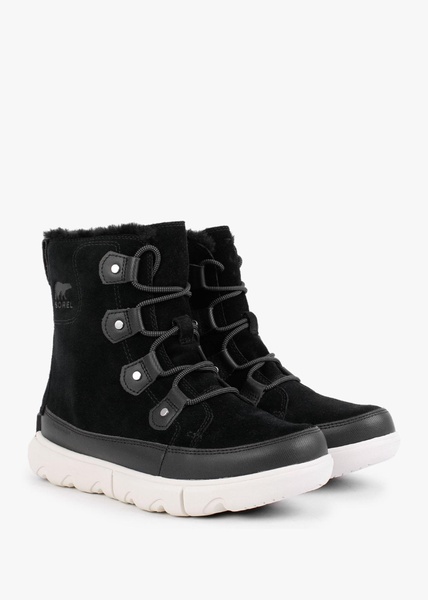 Explorer II Joan Black Fawn Suede Ankle Boots