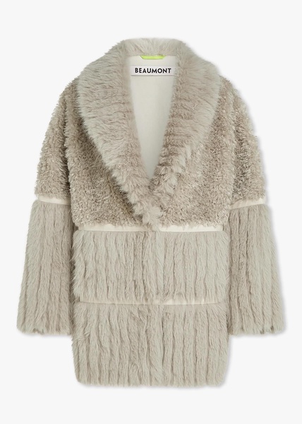 Kaia Kit Recycled Faux Fur Oversized Coat