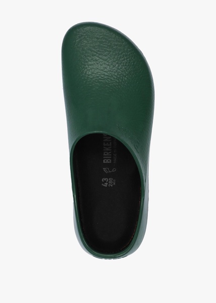 Men’s Super-Birki Polyurethane Green Clogs