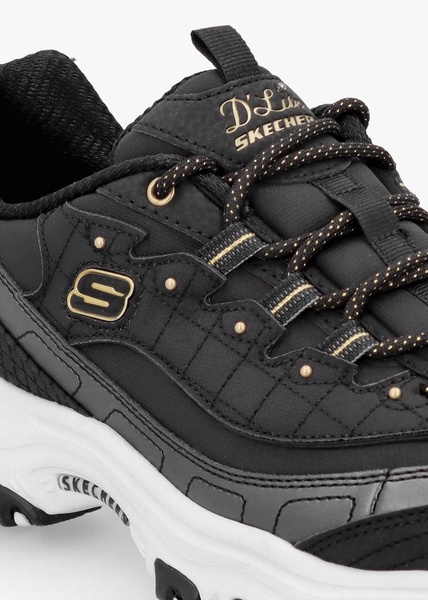 Women’s D’Lites Night Black & Gold Trainers