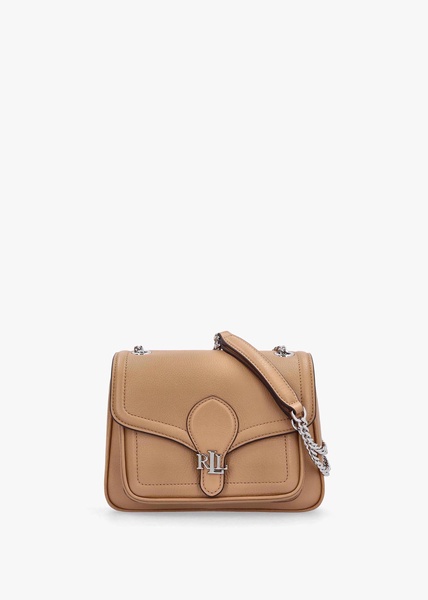 Small Bradley Convertible Camel Pebbled Leather Shoulder Bag