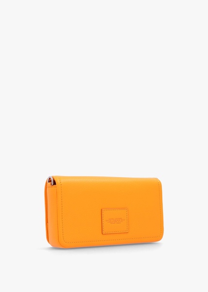 The Leather Mini Tangerine Cross-Body Bag