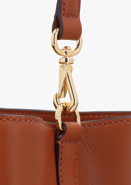 Marcy 26 Lauren Tan Leather Satchel Bag