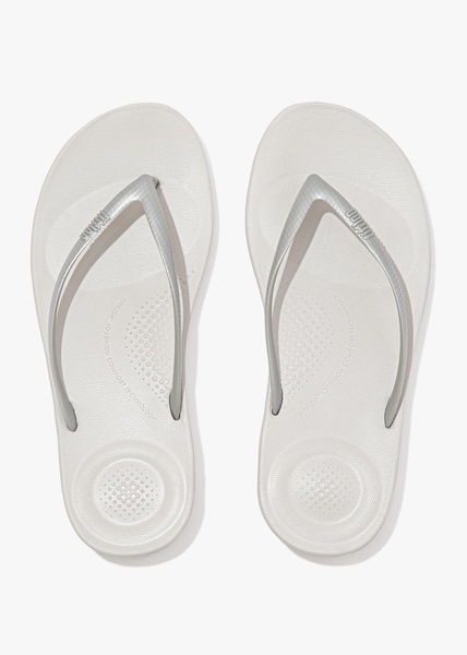 Iqushion Silver Ergonomic Flip Flops