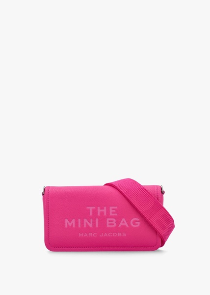 The Leather Mini Hot Pink Cross-Body Bag