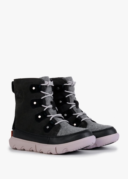 Explorer II Joan Felt Jet Vapor Suede Ankle Boots