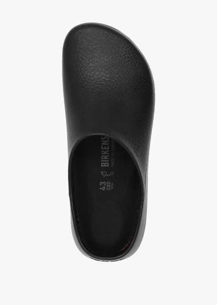 Men’s Super-Birki Polyurethane Black Clogs