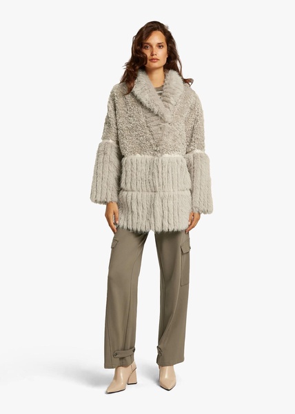 Kaia Kit Recycled Faux Fur Oversized Coat