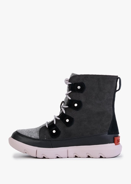 Explorer II Joan Felt Jet Vapor Suede Ankle Boots