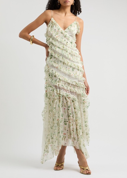 Sondra floral-print chiffon maxi dress