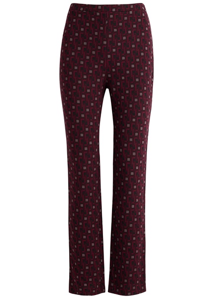 Tavolara jacquard slim-leg knitted trousers