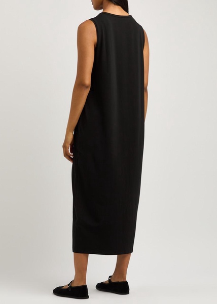 Stretch-jersey midi dress