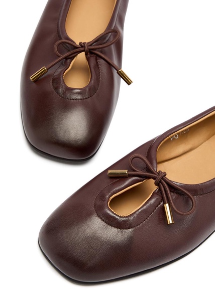 Rosalind leather ballet flats