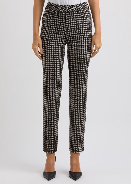 Printed stretch-jersey trousers