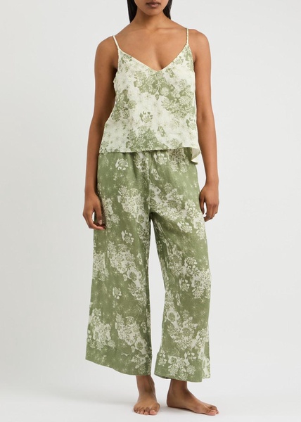 Flowers Of Time linen pyjama set 