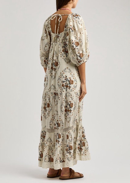 All The Attitude floral-print cotton maxi dress 