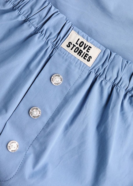 James cotton-poplin shorts