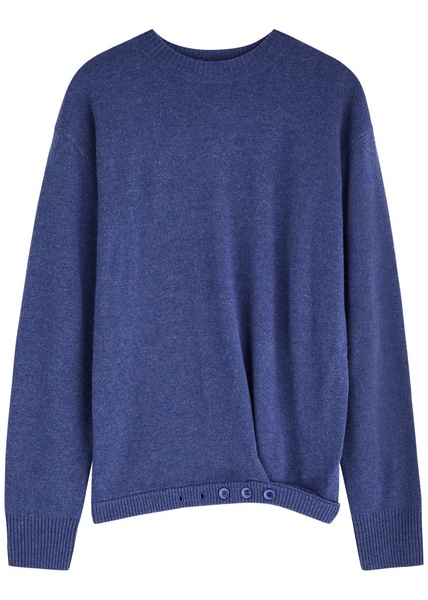 Fasten wool-blend jumper