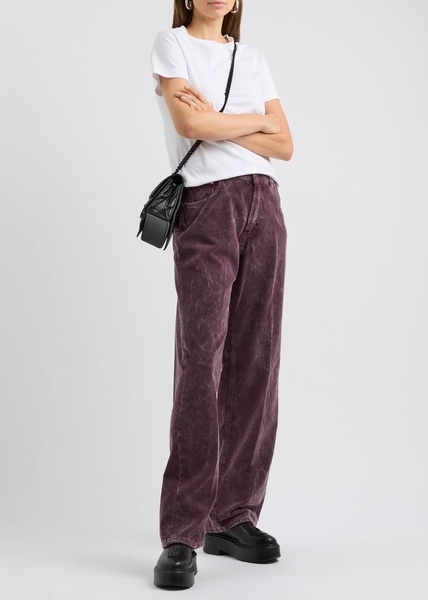 Bonnie wide-leg corduroy trousers