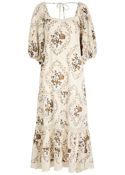 All The Attitude floral-print cotton maxi dress 