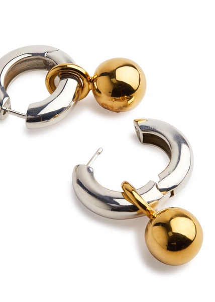 Sonia two-tone hoop earrings 