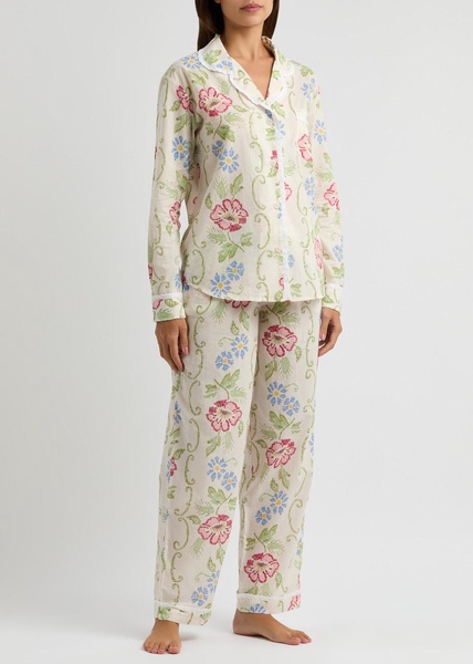 Dorothea printed cotton pyjama set