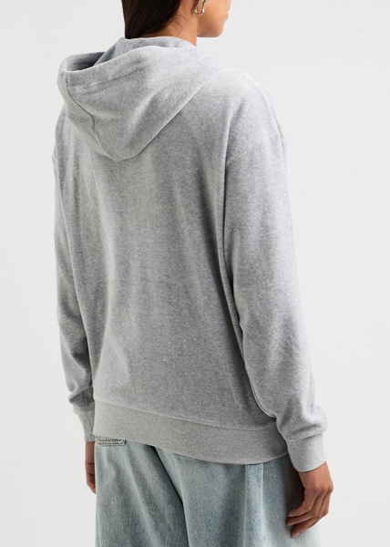 Halan hooded velour sweatshirt