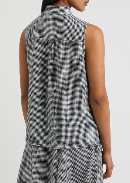 Checked linen shirt 