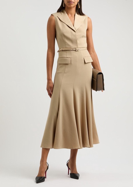 Belted midi dress 