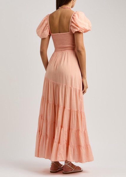 Sundrenched cotton maxi dress 