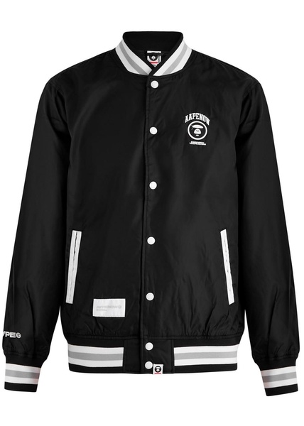 Logo nylon bomber jacket 