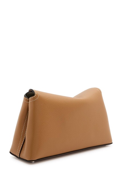 T-Lock leather clutch 